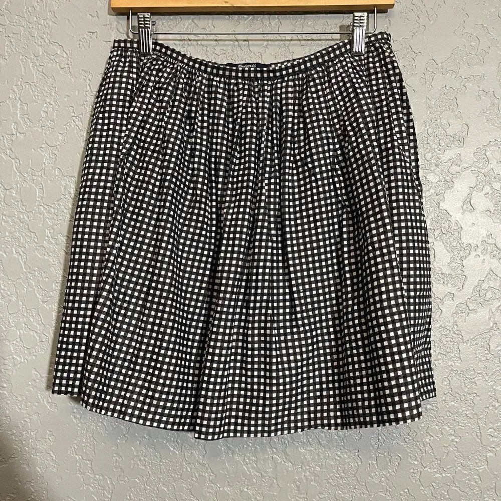 Madewell Gingham Skirt  - Picture 4 of 9